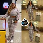 pink stylish grey tracksuit