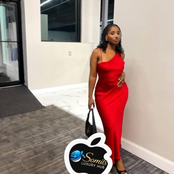 red vesper one-shoulder maxi dress