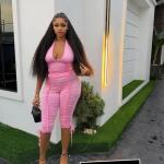 pink stylish 2pcs set