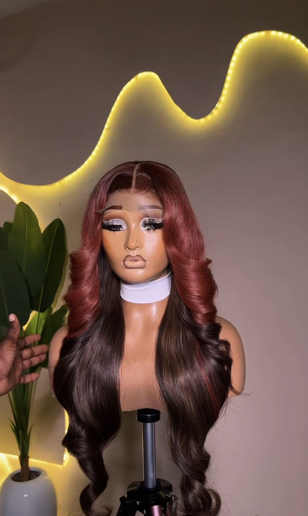 5by5 layered bounce curls