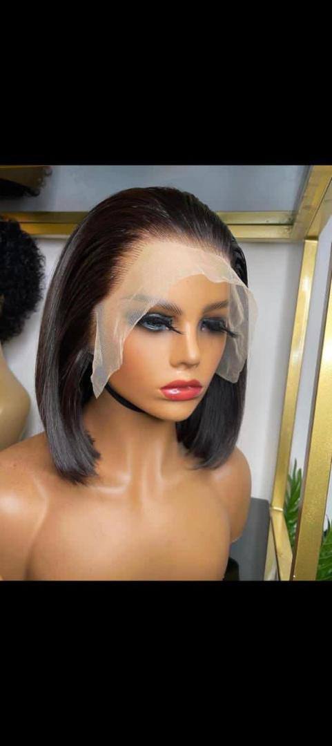 10 inches full frontal bob wig