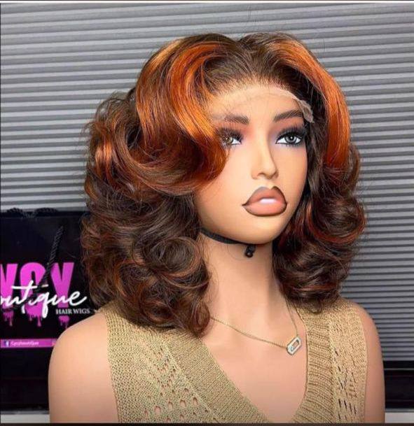 5by5 human hair piano orange bounce